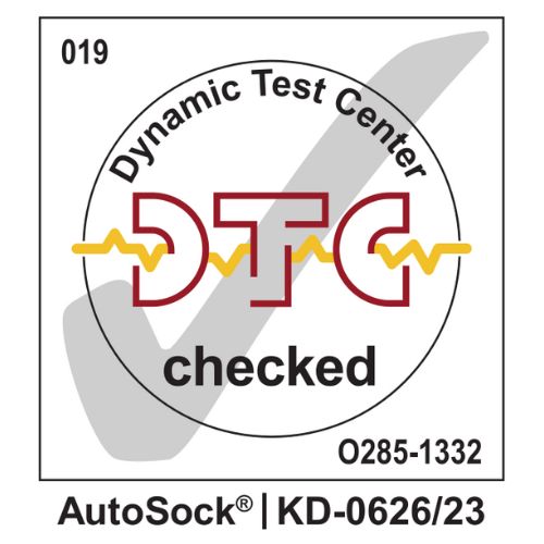 Logo AutoSock est conforme à la réglementation suisse sur les chaînes à neige