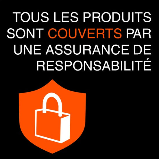 Graphique montrant l'avantage d'AutoSock : Produits couverts par une assurance responsabilité civile